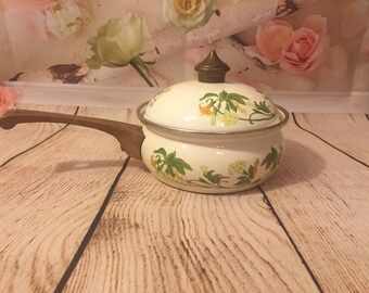 Asta enamel German floral cookware