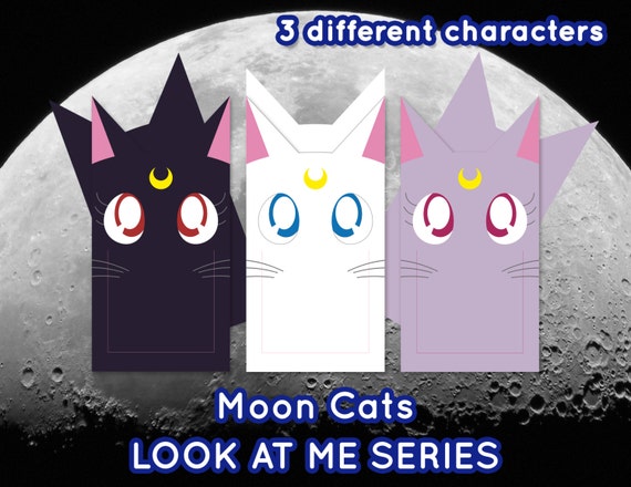 printable moon cat bookmarks look at me series by