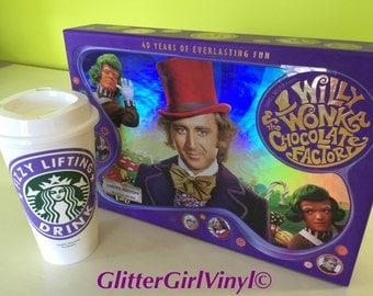 Willy Wonka & the Chocolate Factory Personalized Customized Fizzy Lifting Drink Starbucks Cup