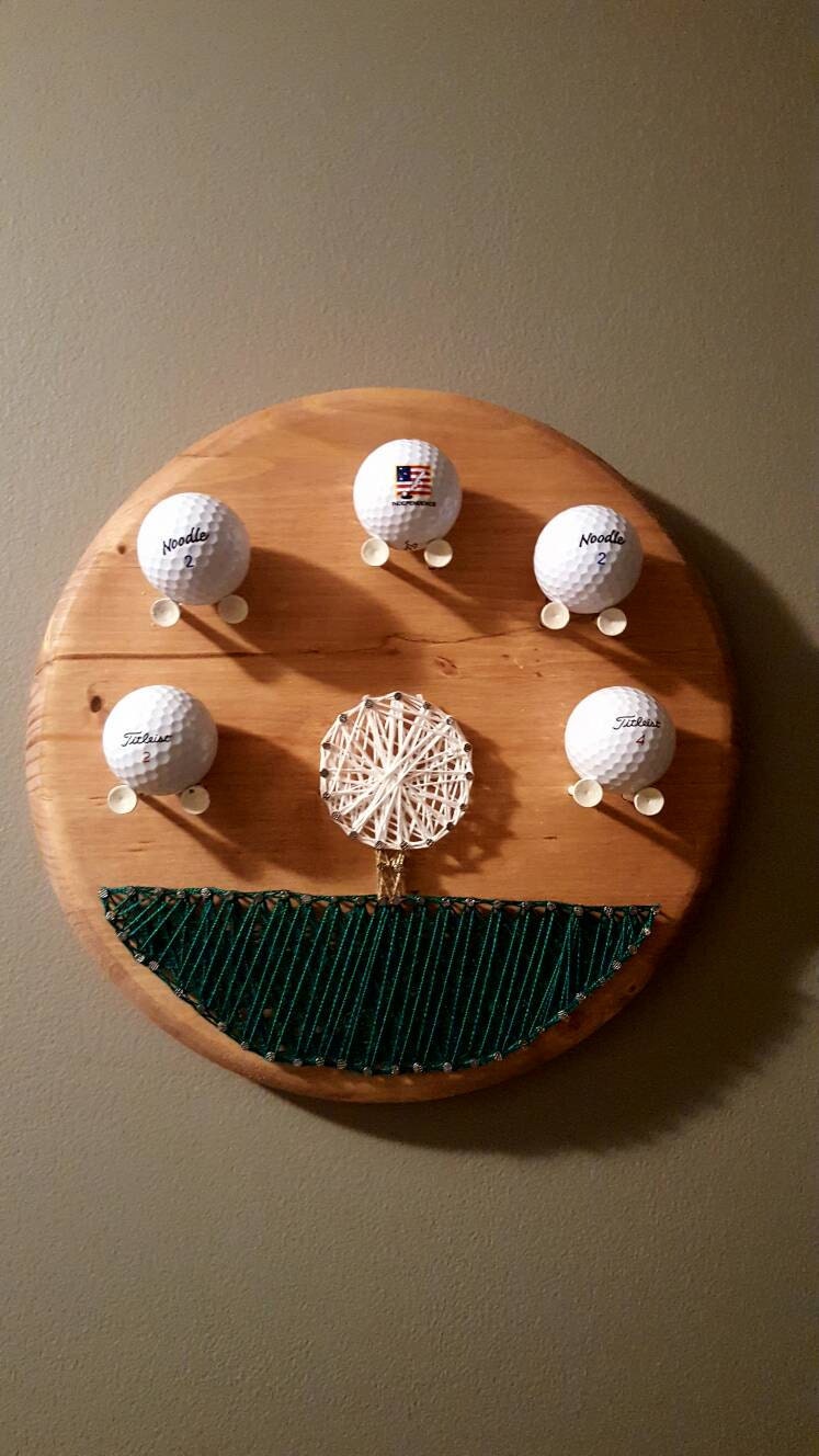 Golf Ball DisplayGolf String Art Ball DisplayGolf Gift for