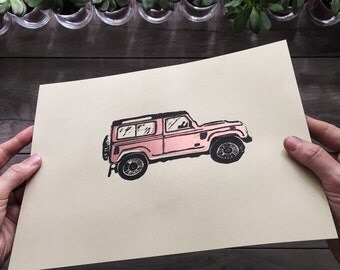 Blockprint Landrover Defender