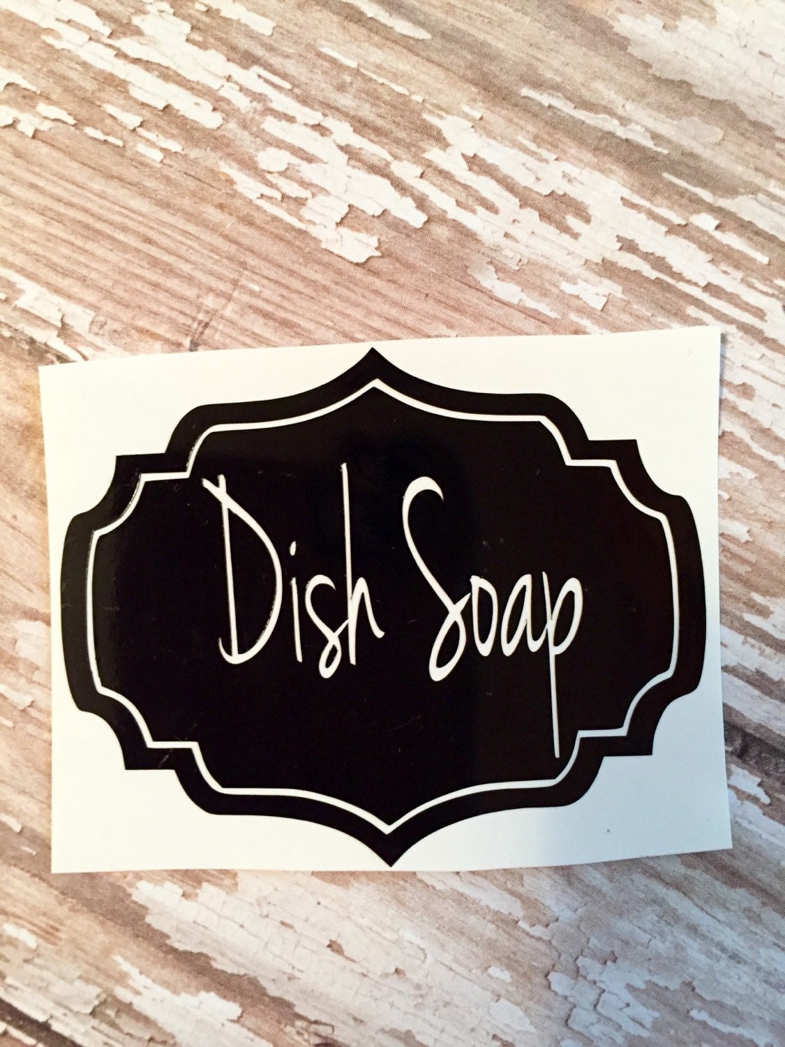 Vinyl Decal Labels Hand Soap Dish Soap Lotion Vinyl