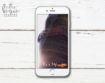 Baby Boy Gender Reveal Snapchat Filter, On Demand Geofilter, Snapchat Instant Download, It's a Boy Geofilter, Baby Geofilter, Snapchat Frame