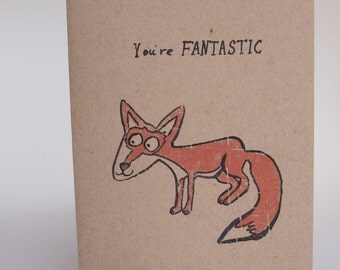Greeting Card - Fantastic fox