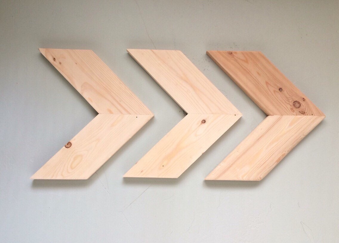 Chevron Wood Arrows by AmysAlcove on Etsy