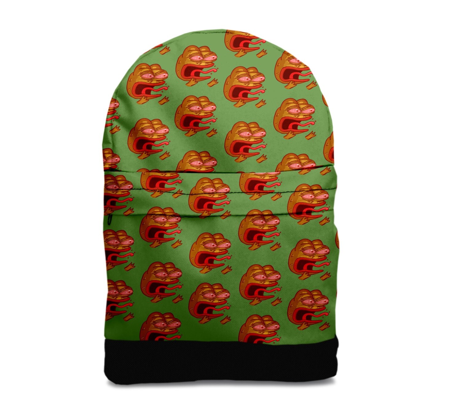 frog pepe meme backpack bag