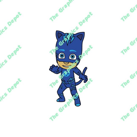 Download PJ Masks Catboy svg dxf studio3 eps ai files Download