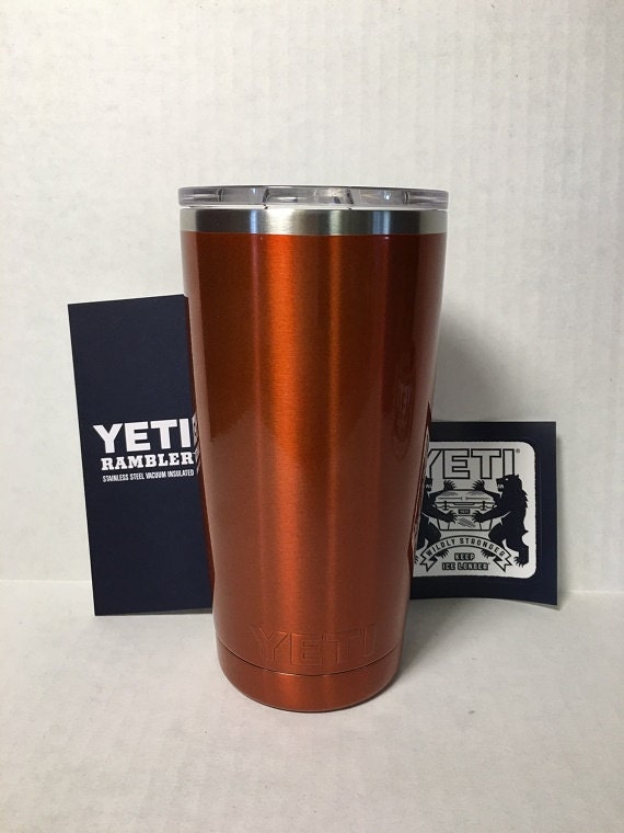 Yeti Rambler Beautiful Orange Sherbert BURNT ORANGE powder