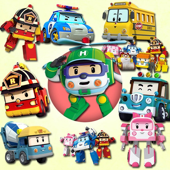  Robocar Poli clipart  PNG 300 dpi Disney Clipart  by 