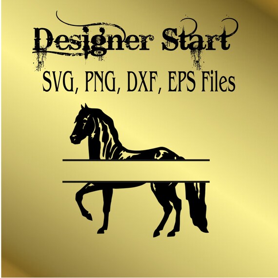 Download Items similar to Horse nameplate SVG PNG cutting file ...