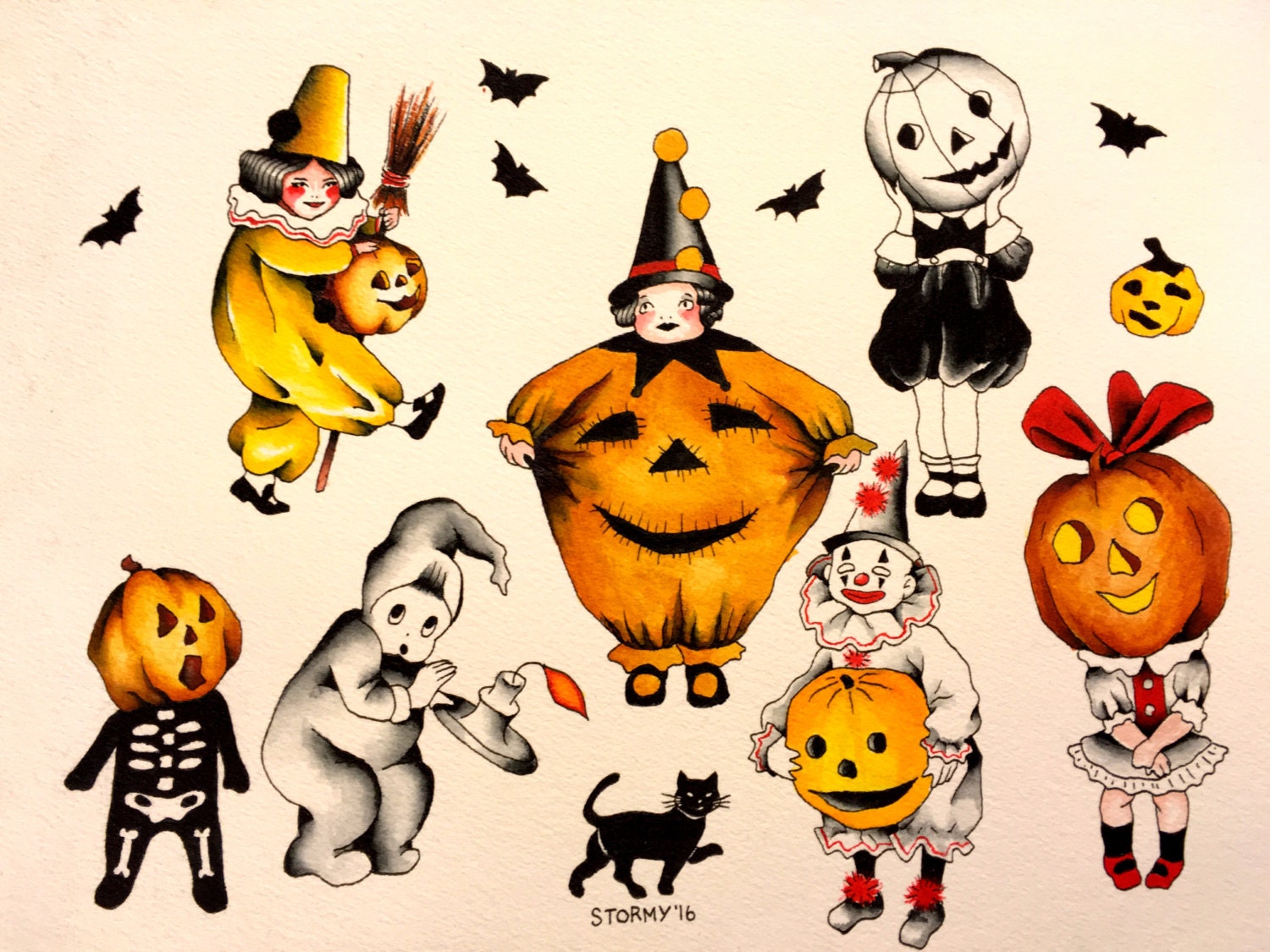 Halloween Flash Sheet By Stormytattoos On Etsy