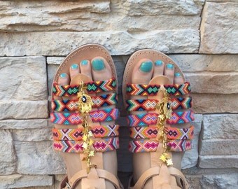 Gladiator Sandals, Handmade Leather Sandals, Greek Sandals, Strappy Sandals
