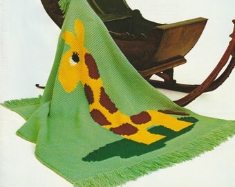 Spinnerin Giraffe Afghan Pattern