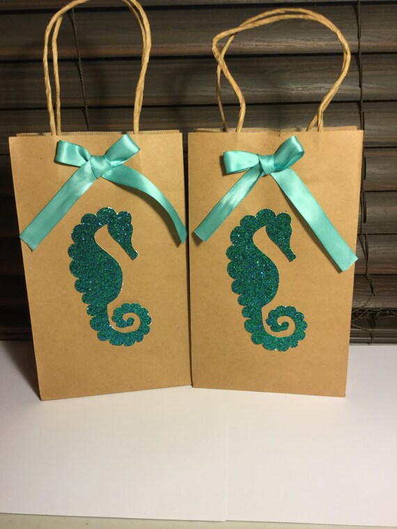 Under the sea favor bags under the sea by Awesomepapercreation