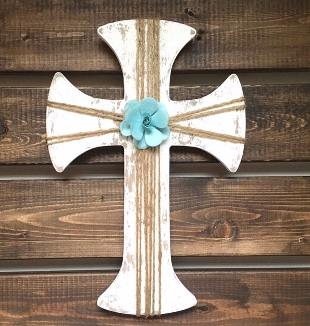 Baptism Cross Baby Baptism Gift Baby Boy by LetterFlyDesigns