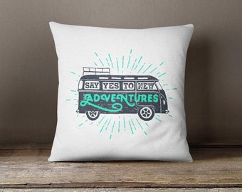 Road trip pillow adventure lover fun throw pillow case glider cushion outdoor decorative pillow modern throw pillow cover patio pillow P224