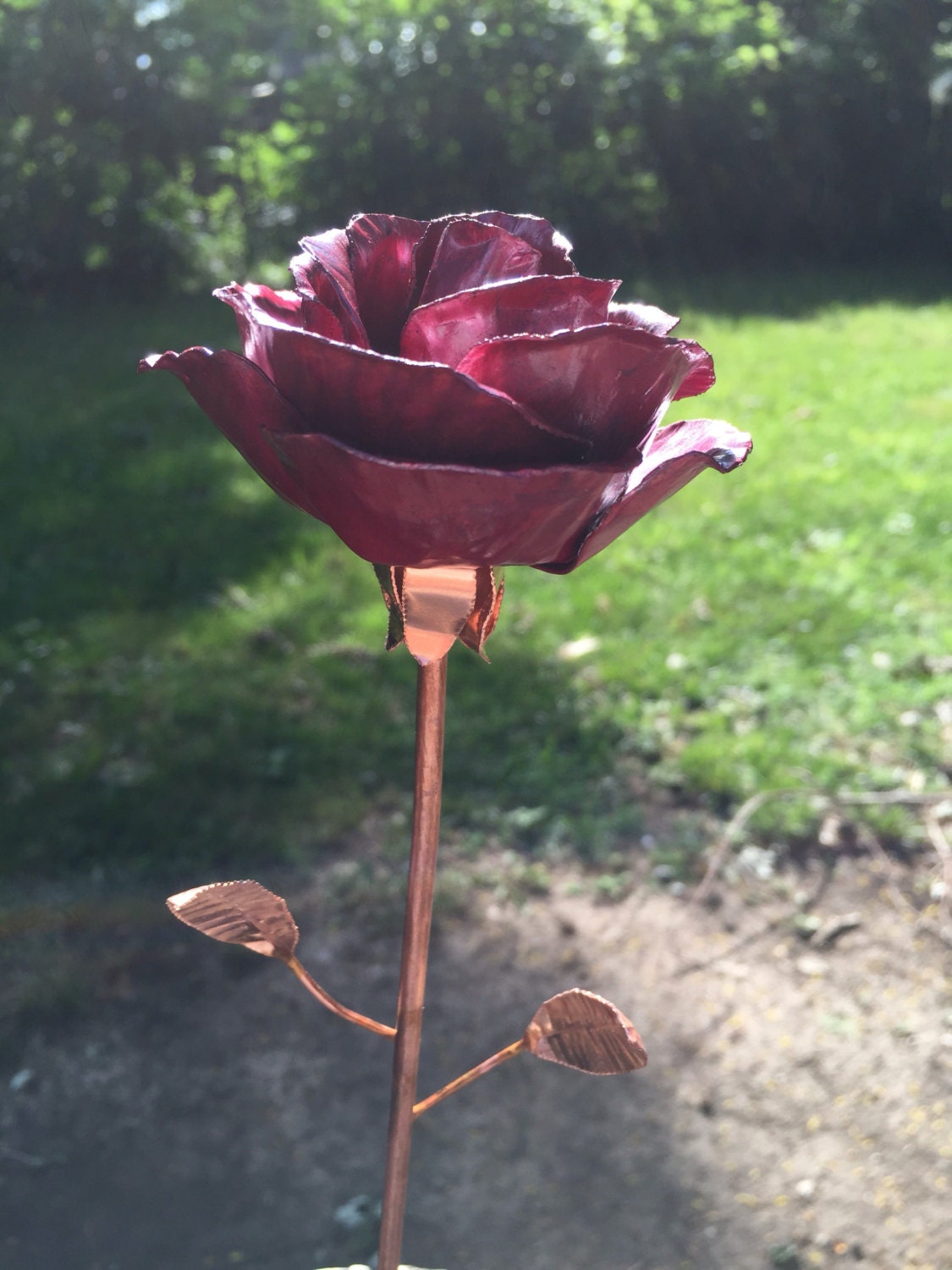 Copper Roses forever roses metal roses metal flowers