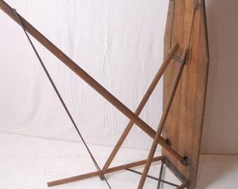 Vintage wood ironing board, farmhouse ironing board, rustic Ironing