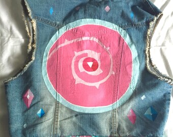 Steven Universe Customised Jean Jacket