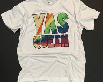 YAS QUEEN Rainbow Broad City Inspired T-Shirt