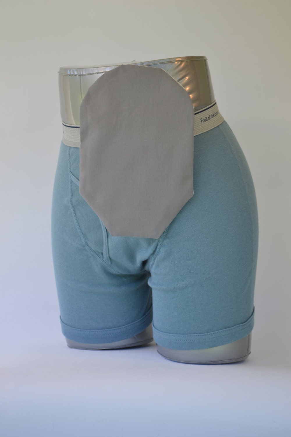 Ostomy Pouch Cover Gray by CSOstomyPouchCovers on Etsy