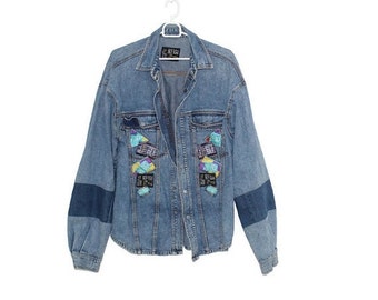 Patchwork Denim Set (M)