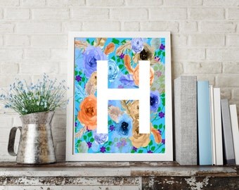 Letter H Wall Decor letter h art | etsy Letter H Wall Decor letter h art | etsy