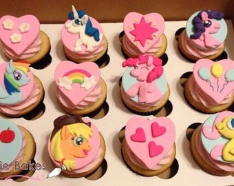 My Little Pony Cupcake Toppers