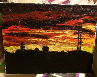 Early Sunrise in Oil - 11x14 Original Painting