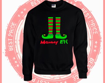 On Sale Today Mommy Elf- Mommy Elf sweatshirt, Christmas sweater-Ugly Christmas Sweater. Ugly Sweater-Christmas sweater-ugly sweater party