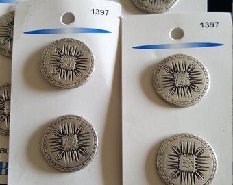 Silver buttons
