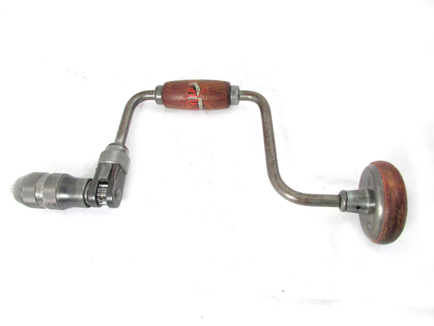 Dunlap 10 F Vintage Old Brace Hand Tool Tools