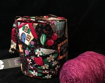 Yarn Owl yarn holder and/or sock project bag (medium size)