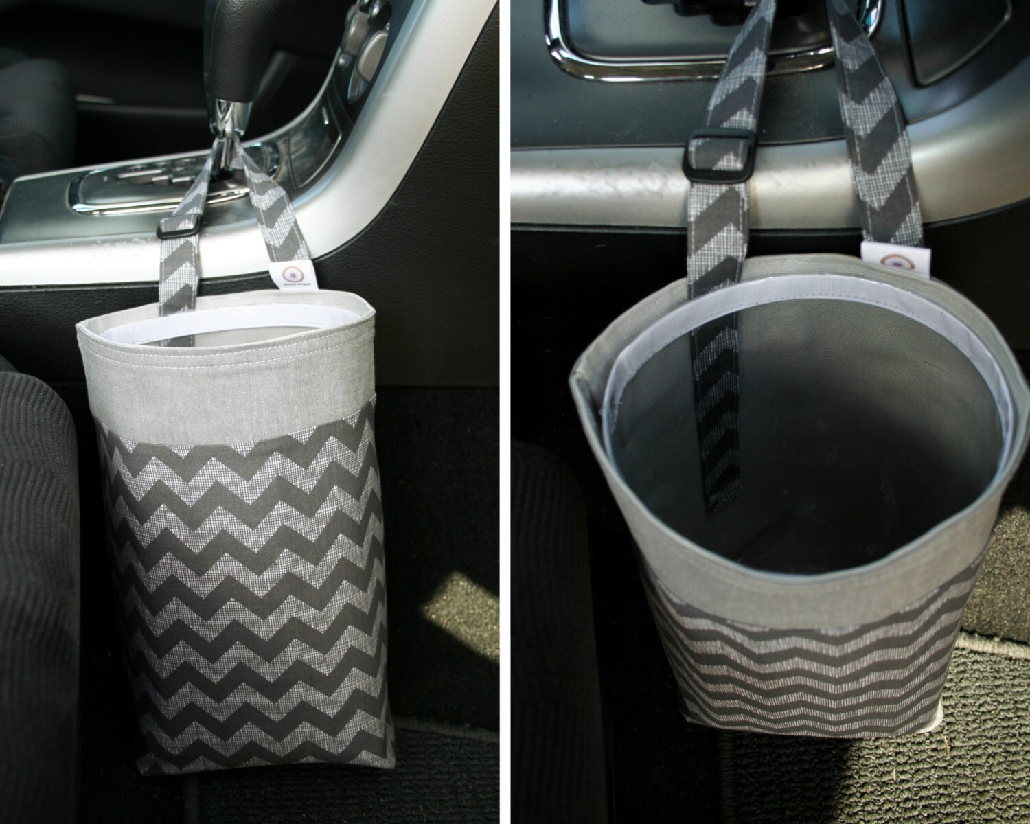 Car Litter Bag Car Trash Bag Car Garbage Bag Gray Grey