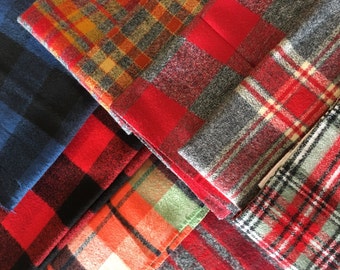 SALE Scrap Fabric, Flannel Fabrics Scraps, End of Bolt, Fabric Shoppe fabrics. Best Seller! Limited quantity of these!! 1/2 LB scraps!