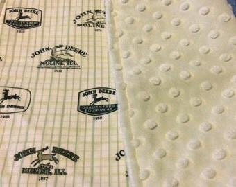 John Deere Fabric Baby Travel Security Blanket