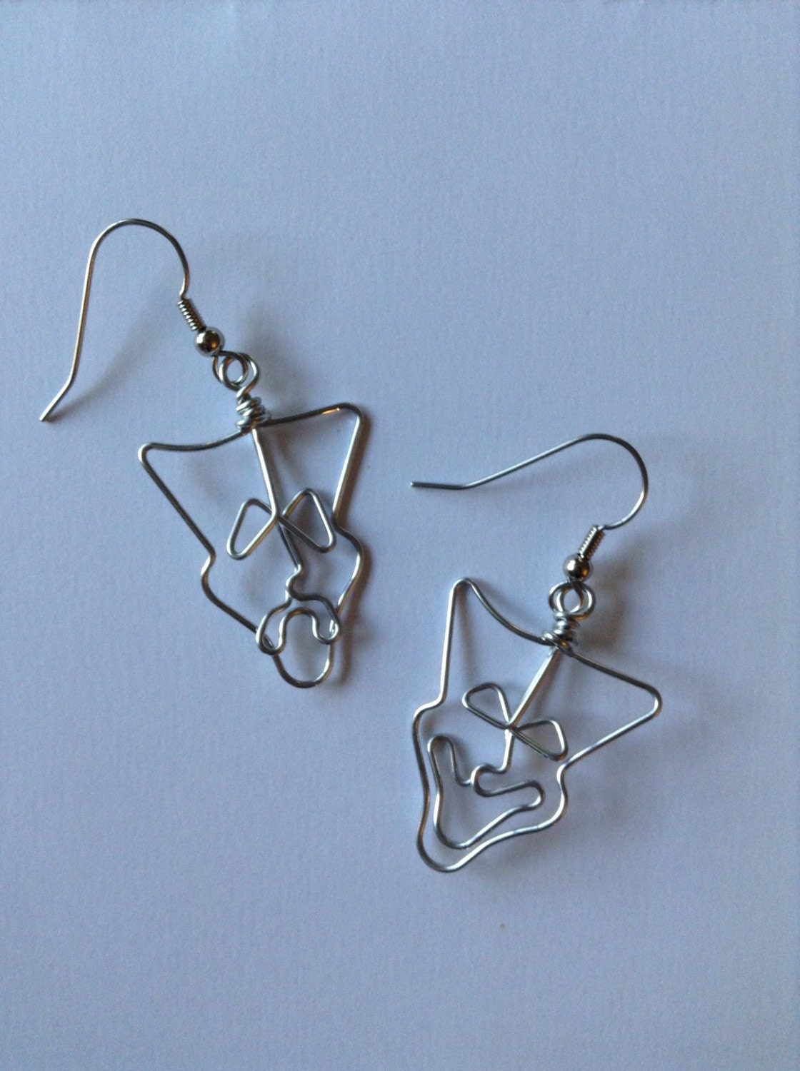 Drama Masks Earrings by HeatherBoydWire on Etsy