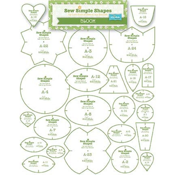 Sew Simple Shapes By Lori Holt Of Bee In My Bonnet Template Sew Simple Shapes By Lori Holt Of Bee In My Bonnet Template