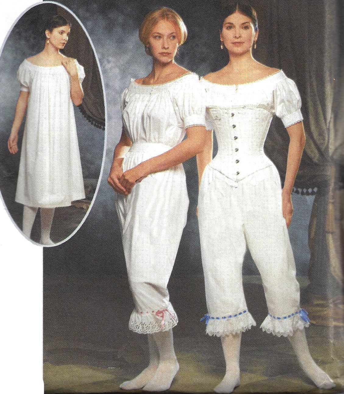 2001 Underwear Pattern Civil War Simplicity Chemise Drawers