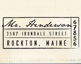 Address Stamp, Custom Address Stamp, Self Inking Address Stamp, Personalized Gift, Housewarming Gift, Wedding Gift, Bridal Gift - 1037