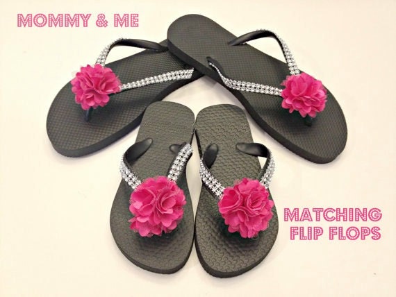 Mommy And Me Flip Flops Mother Daughter Flip Flops Bridal 7162