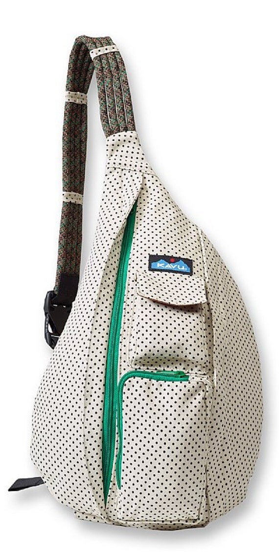 Monogrammed Kavu Rope Bags Urban Dots