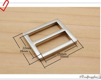 1 inch purse bag strap adjuster Adjustable Strap slider Messenger Bag Hardware Polish Nickel 10pcs U141