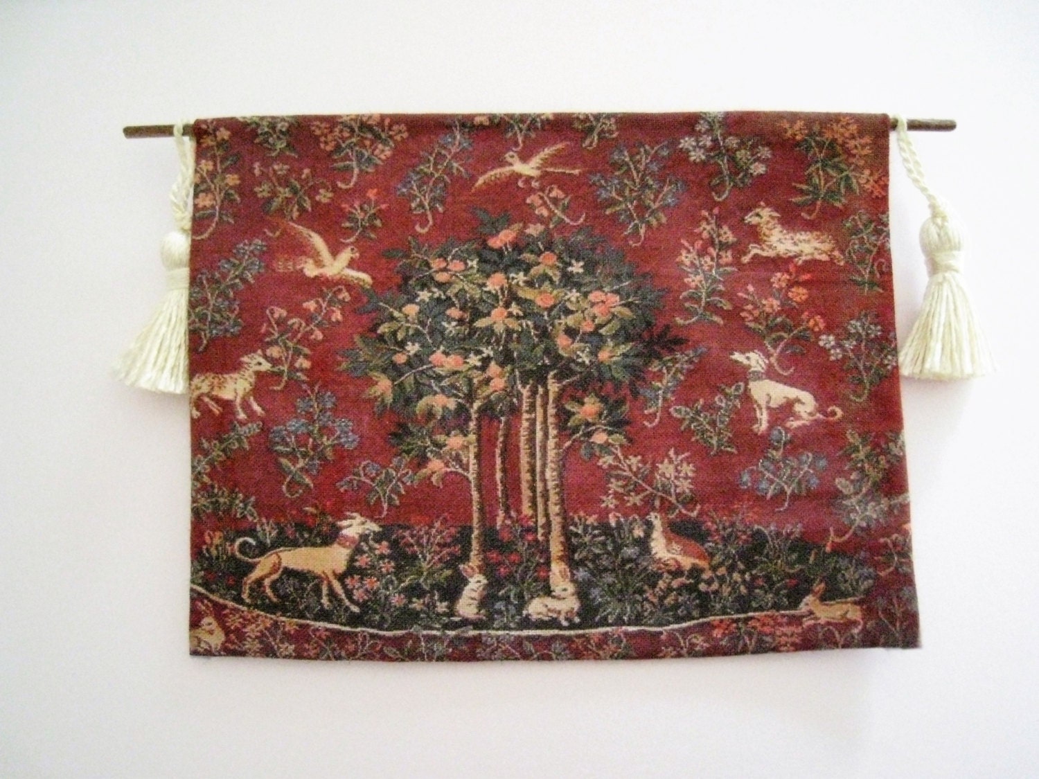 Medieval Tapestry Tree of life tapestry Tapestry hanging
