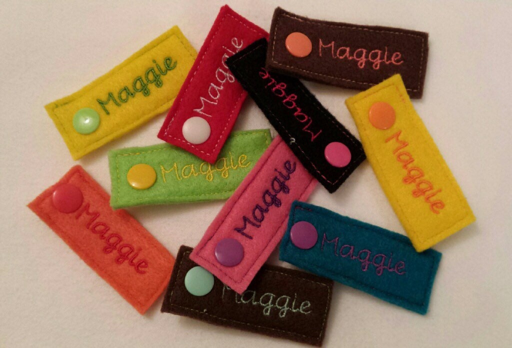 Snap On Cloth Diaper Labels