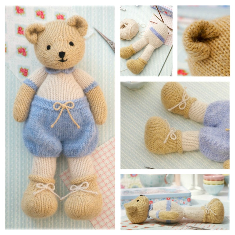 10 Teddy Bear Knitting Patterns - The Funky Stitch