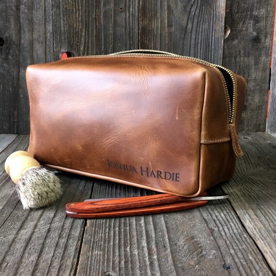 custom dopp bag