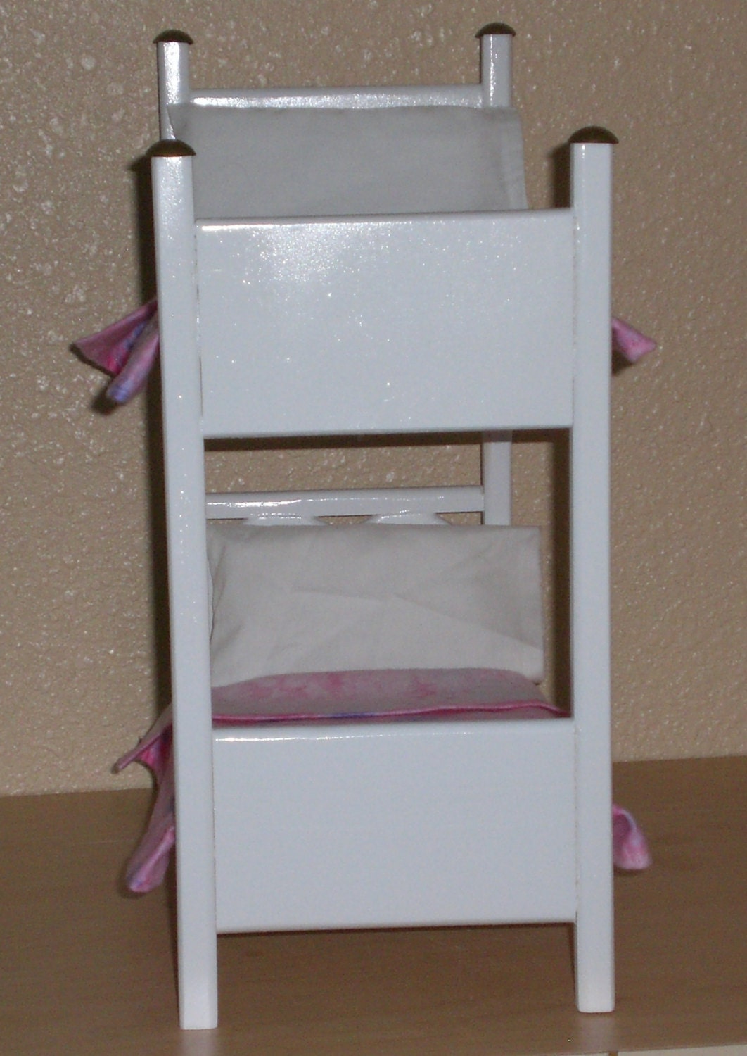 White Bunk Bed for Barbie size doll by Judy Illi by judyillicrafts
