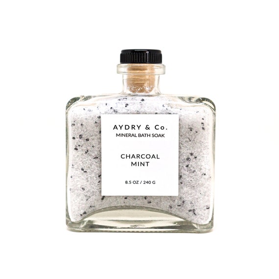 Charcoal Mint Mineral Bath Soak