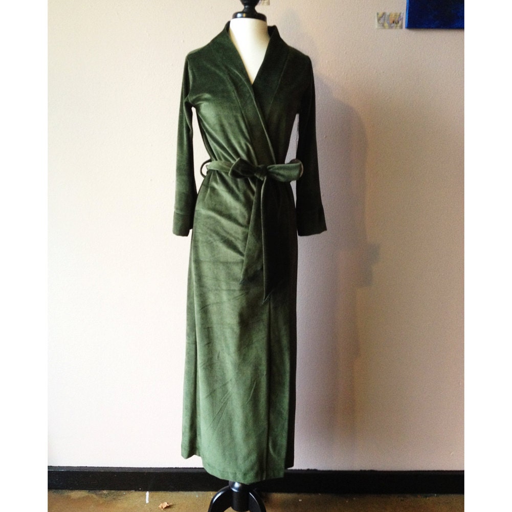long plush robe